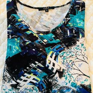 Alex Marie Women Short Sleeve Shirt